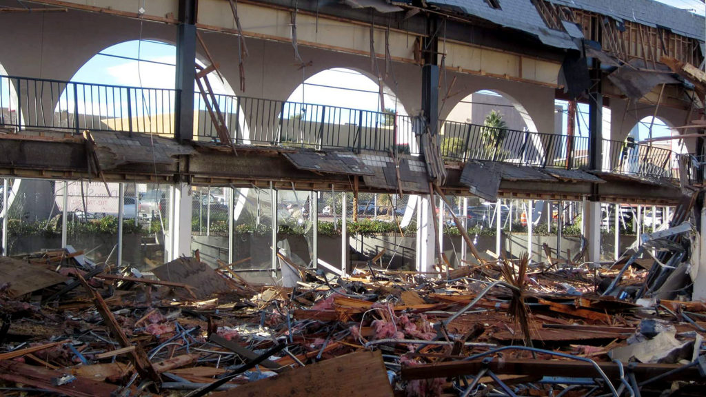 Campus Village demolition