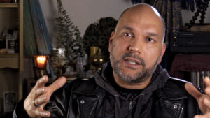 Sharim Johnson gesturing